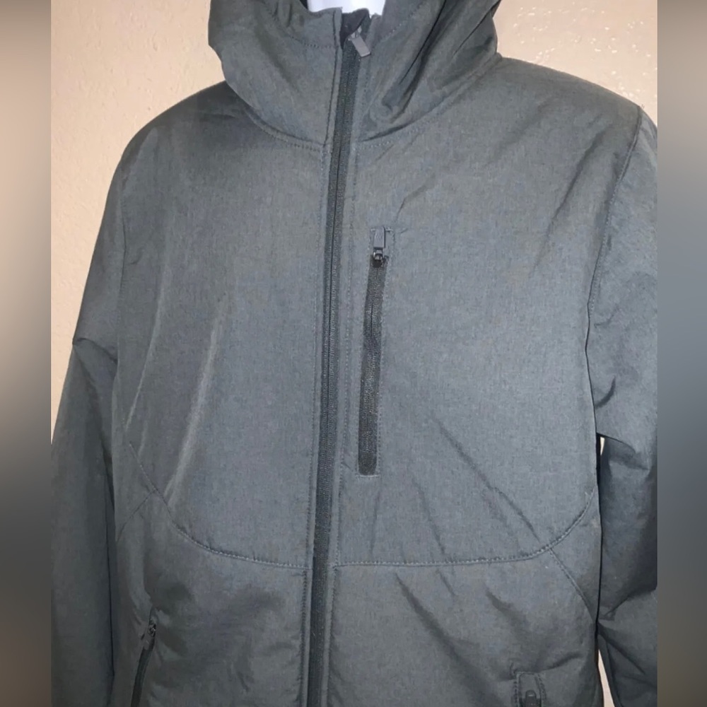All in Motion GRAY Soft-shell Sherpa lined jacket wind/water resistant - Picture 3 of 6